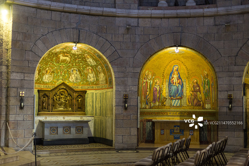 锡安山上的圣母安眠堂图片素材