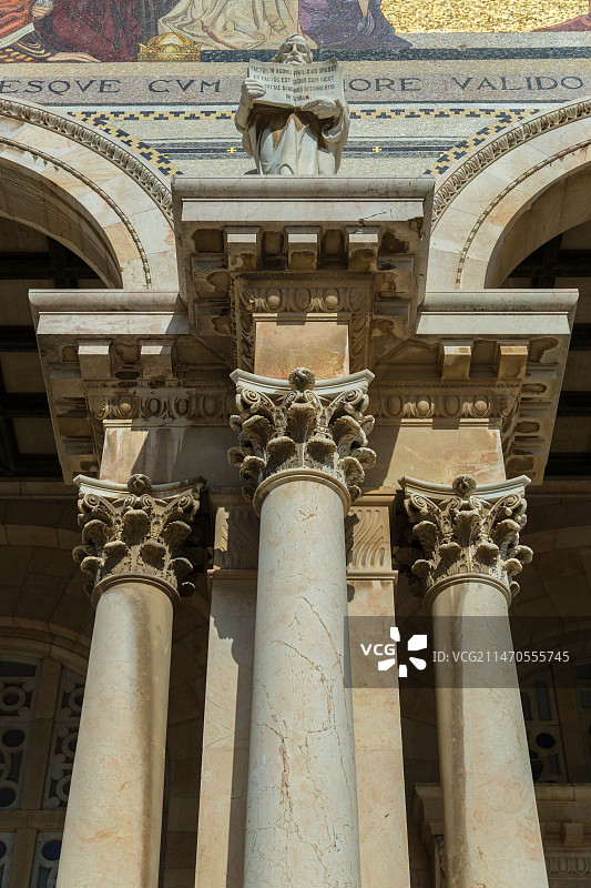 耶路撒冷橄榄山万国教堂图片素材