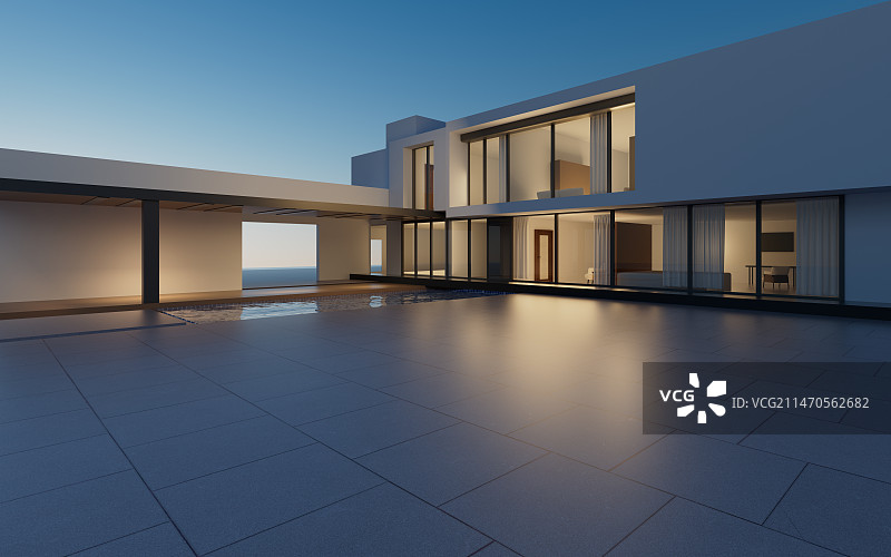 别墅建筑图片素材