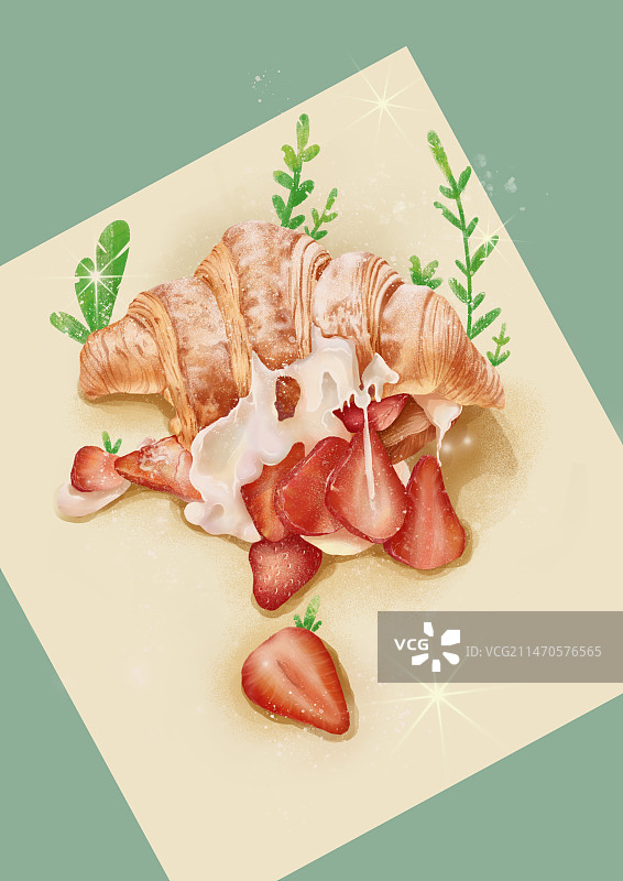 面包插画图片素材