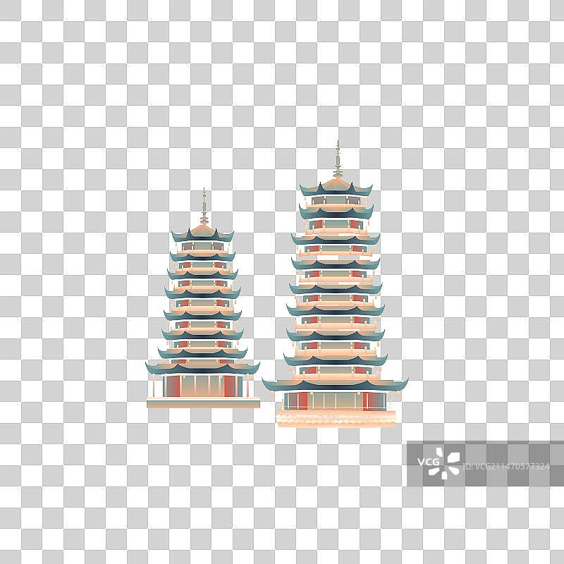 桂林地标建筑免抠元素图片素材