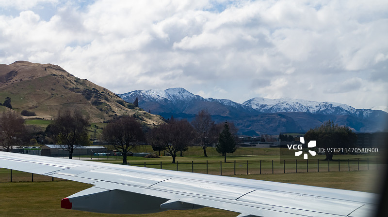 新西兰皇后镇机场图片素材