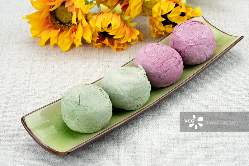 蛋黄酥酥饼图片素材