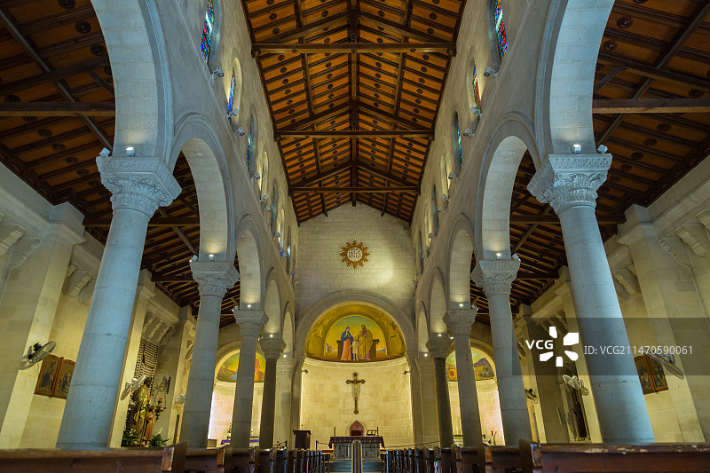 拿撒勒圣若瑟堂图片素材