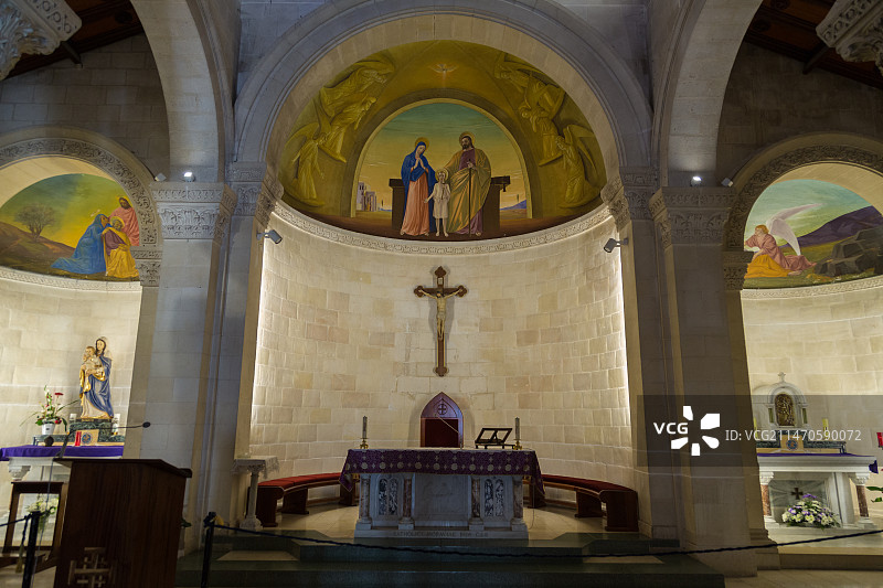 拿撒勒圣若瑟堂图片素材