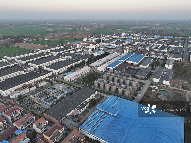 河南周口鹿邑宋河酒厂航拍图片素材