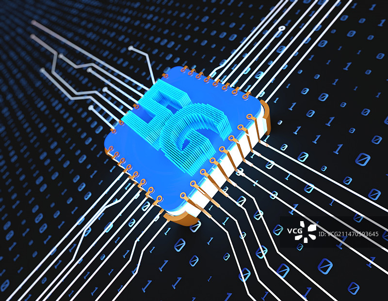 网络科技电路板数据传输与5G科技图片素材
