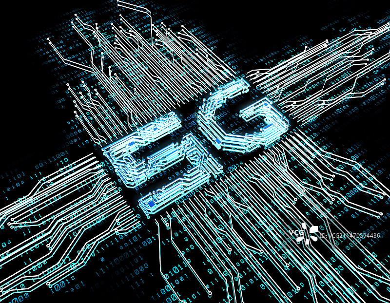 网络科技电路板数据传输与5G科技图片素材