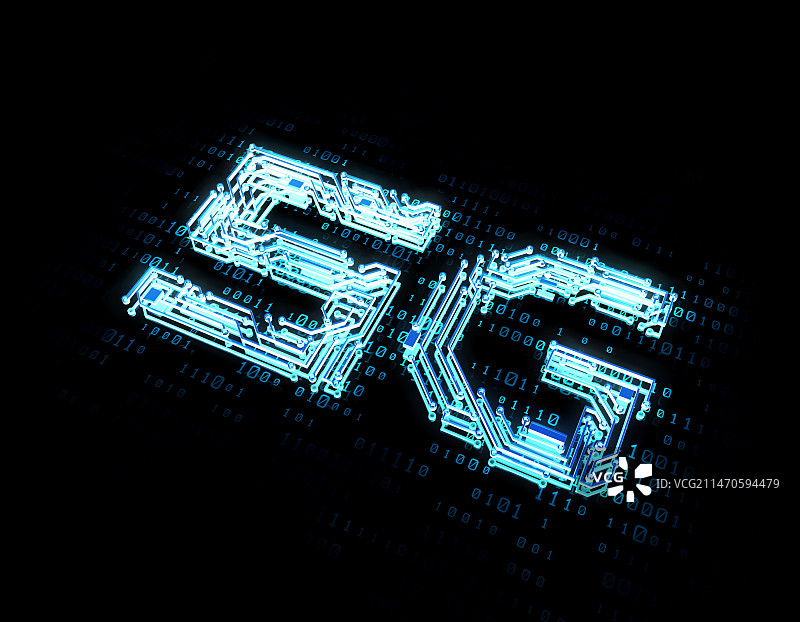 网络科技电路板数据传输与5G科技图片素材