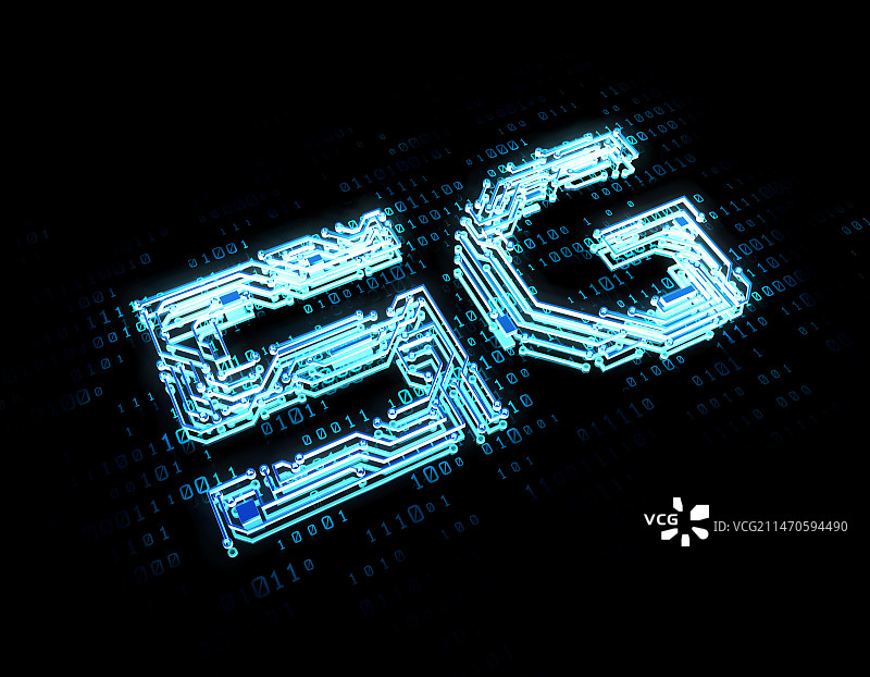 网络科技电路板数据传输与5G科技图片素材