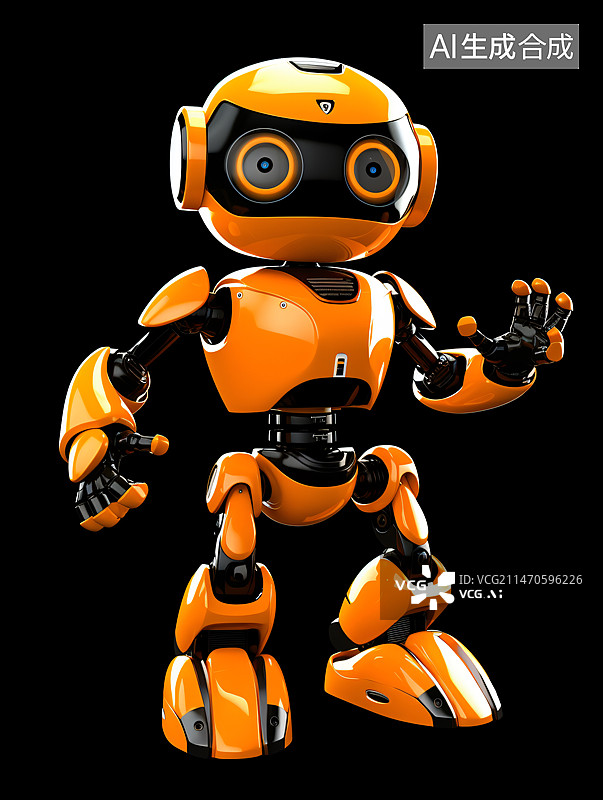 【AI数字艺术】机器人图片素材