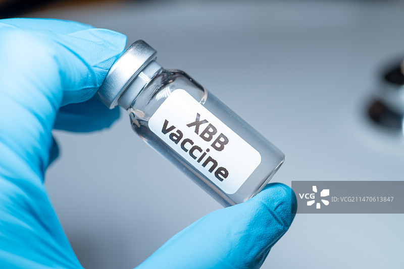 XBB变异株新冠疫苗接种概念主题图片素材
