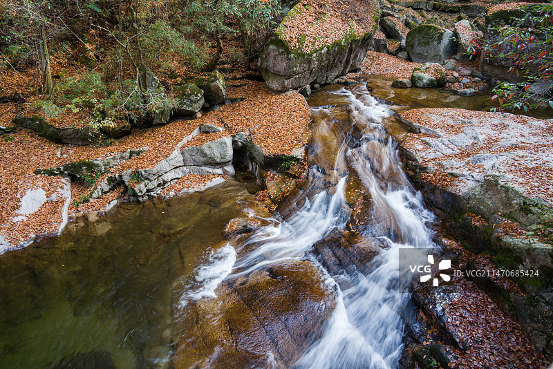 四川巴中光雾山风景区彩林图片素材
