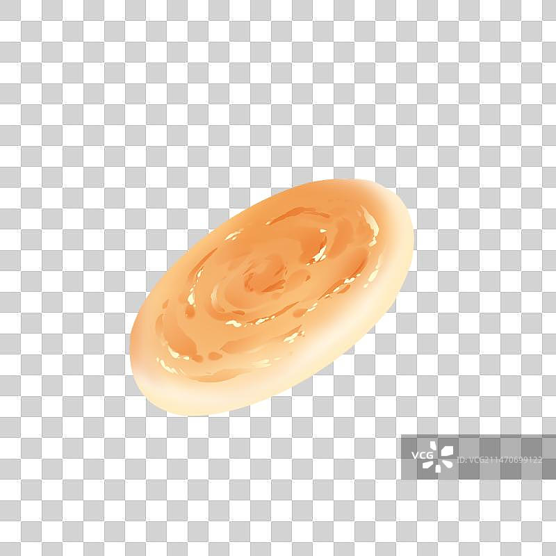 美味的油饼，卡通清新系列免扣元素图片素材