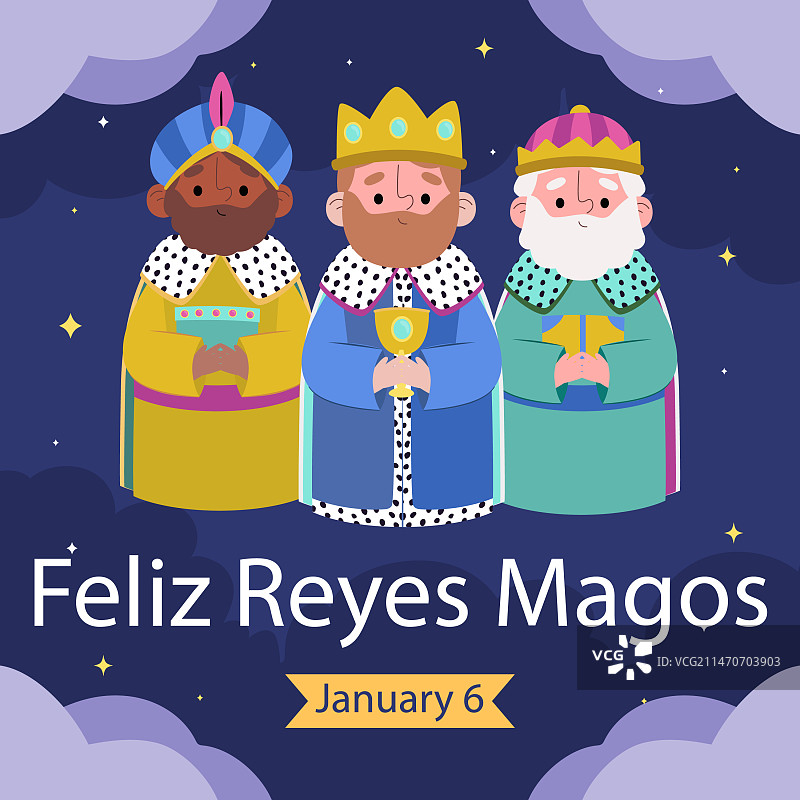 白色背景上的三智者图片素材