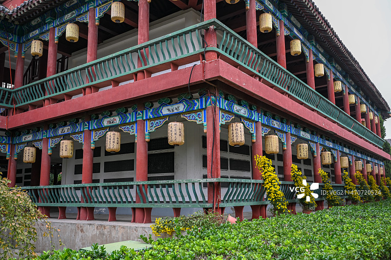 中国开封翰园碑林景区建筑图片素材