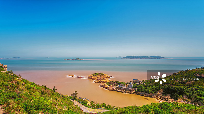浙江台州温岭石塘镇海湾风光图片素材