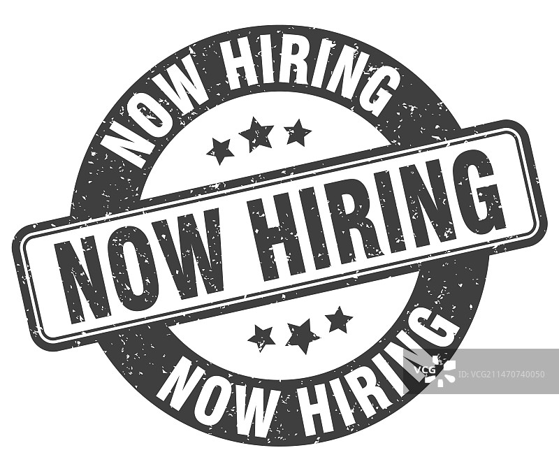 招聘印章圆形标签图片素材