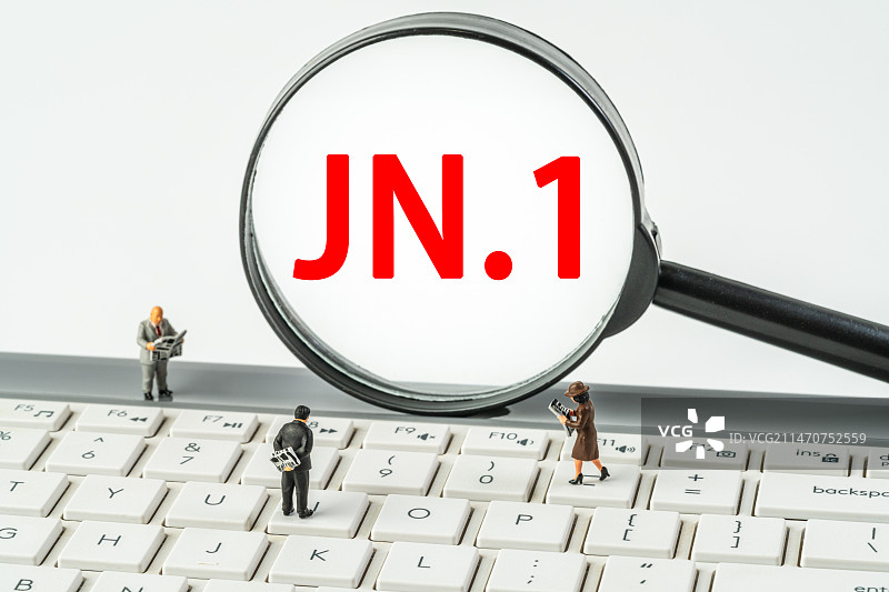 新冠变异株JN.1图片素材