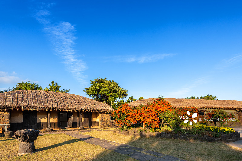 韩国济州民俗村风光图片素材