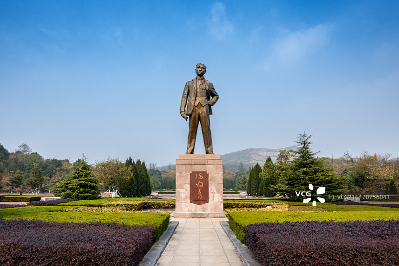 安庆独秀园陈独秀墓图片素材