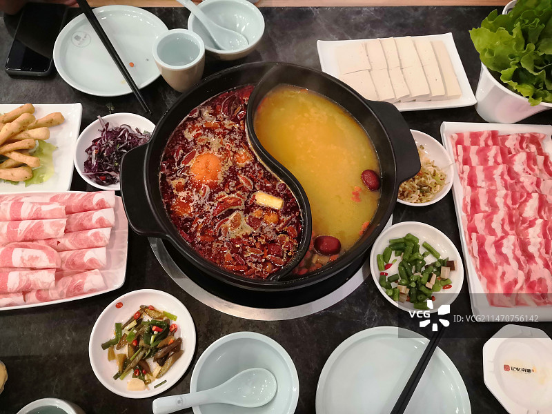 火锅（铜锅涮肉、串串）图片素材