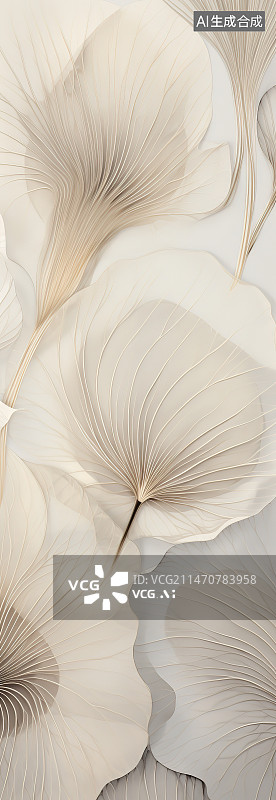 【AI数字艺术】白色背景下羽毛的高角度视图图片素材