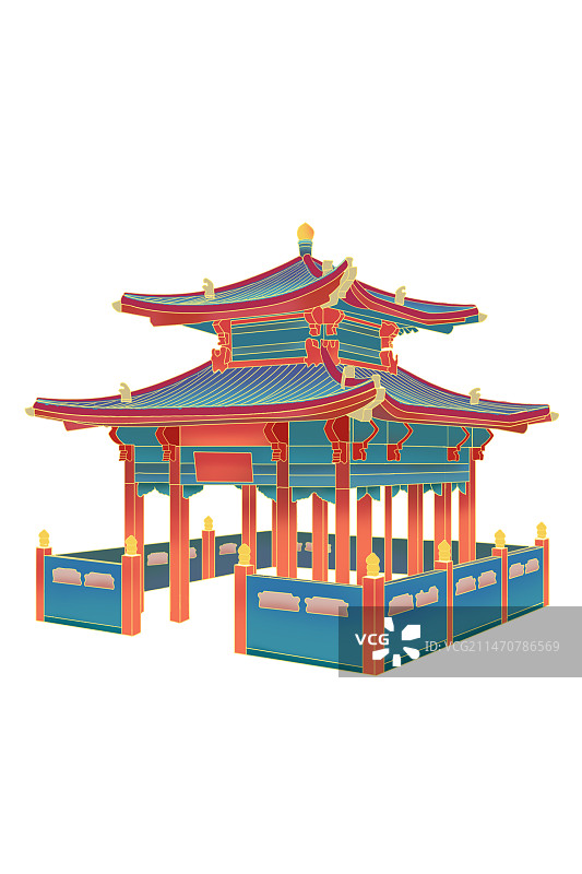 古建筑图片素材