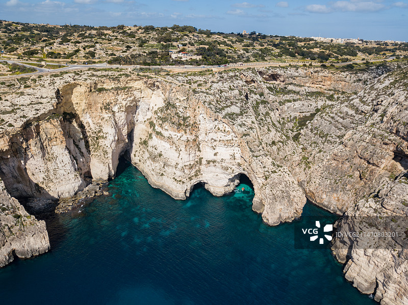 马耳他必去景点蓝洞图片素材