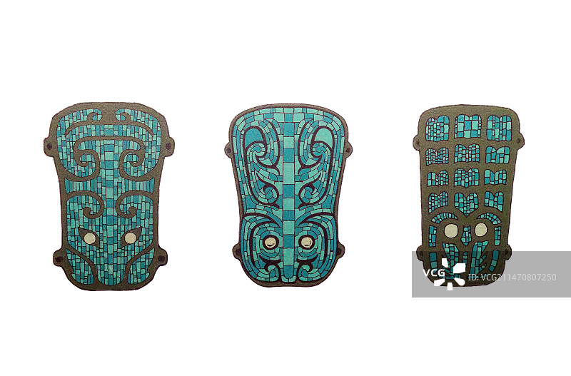 洛阳，二里头遗址，夏代铜牌饰图片素材