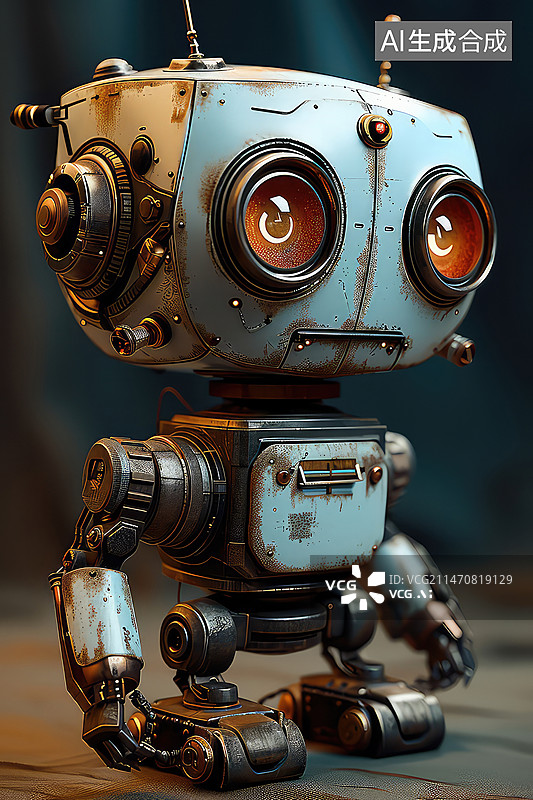 【AI数字艺术】机器人图片素材