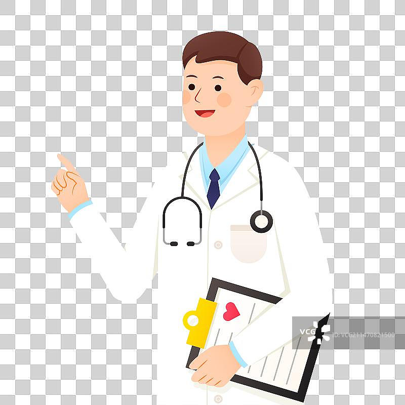医生插画元素图片素材