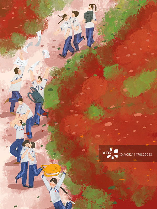 高考结束后图片素材