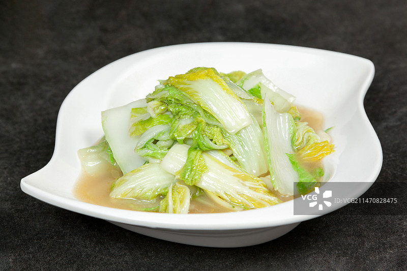 中餐美食-生炒娃娃菜图片素材