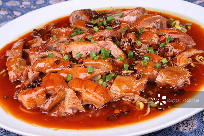 中餐美食-香辣鸭图片素材