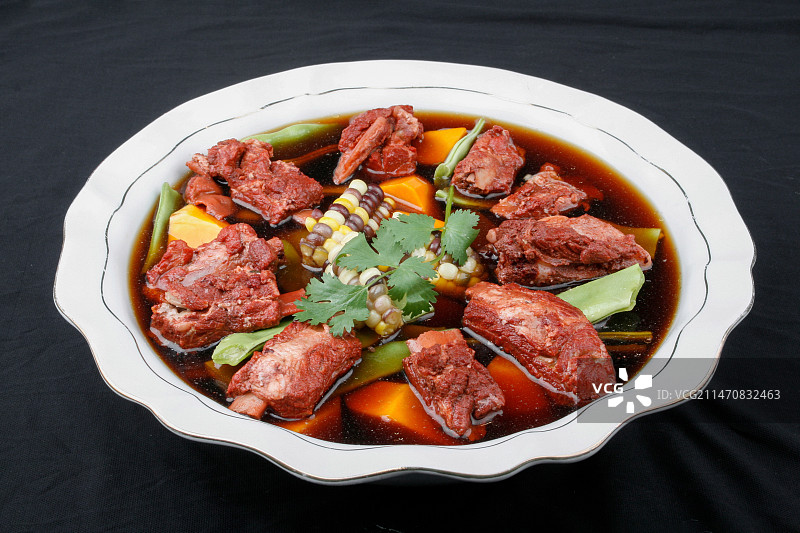 中餐美食-炖排骨图片素材