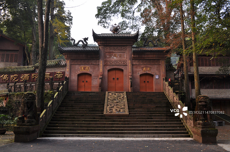 雅安金凤寺图片素材