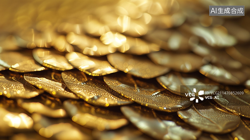 【AI数字艺术】龙年鳞片背景图片素材