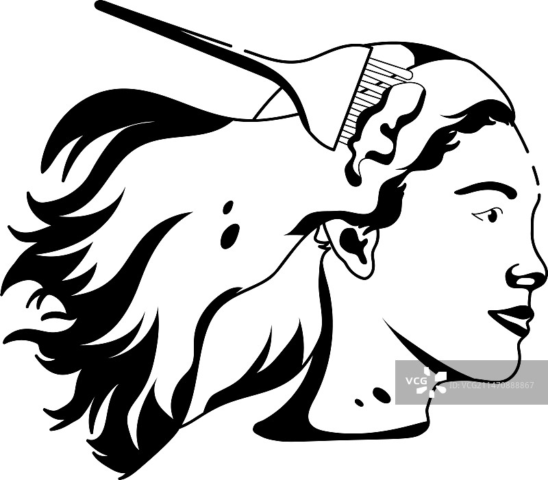 染发剂图片素材