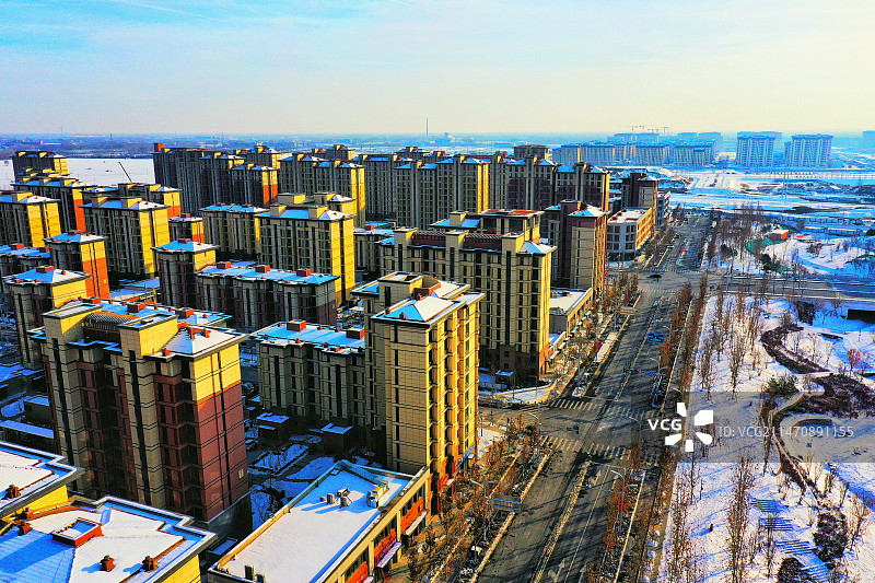 雄安新区前雄县雄东安置区 （安置区）图片素材