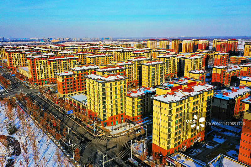 雄安新区前雄县雄东安置区 （安置区）图片素材