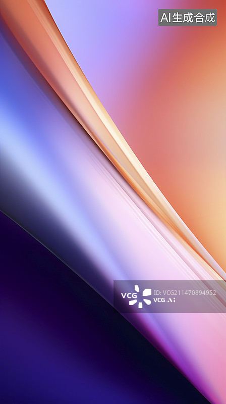 【AI数字艺术】柔和桃色抽象手机壁纸图片素材