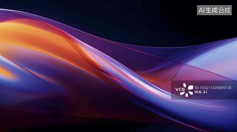 【AI数字艺术】柔和桃色抽象电脑壁纸图片素材