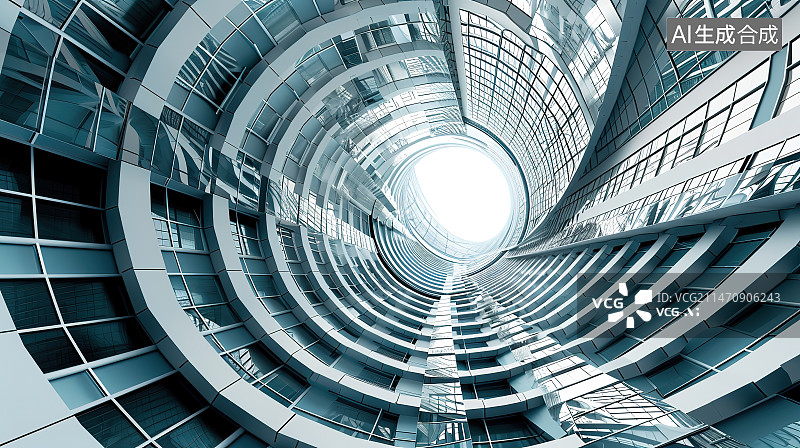 【AI数字艺术】现代建筑空间-图片素材