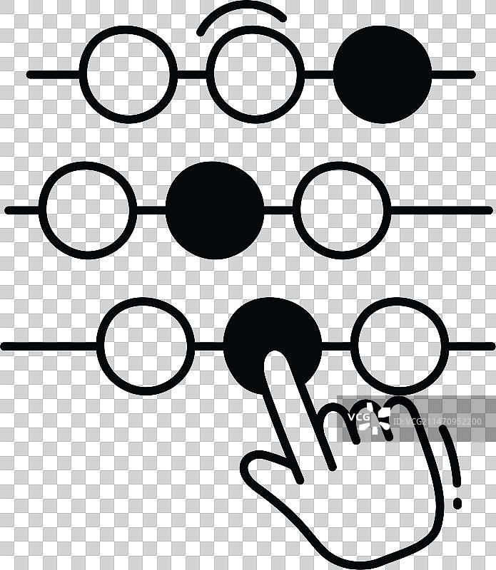 算盘涂鸦半实体图标设计图片素材