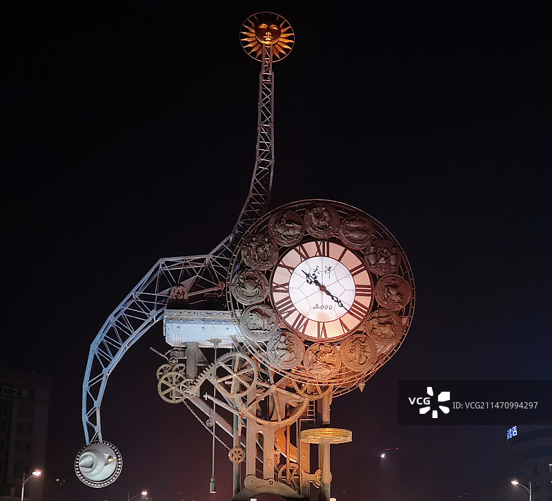 天津 世纪钟图片素材