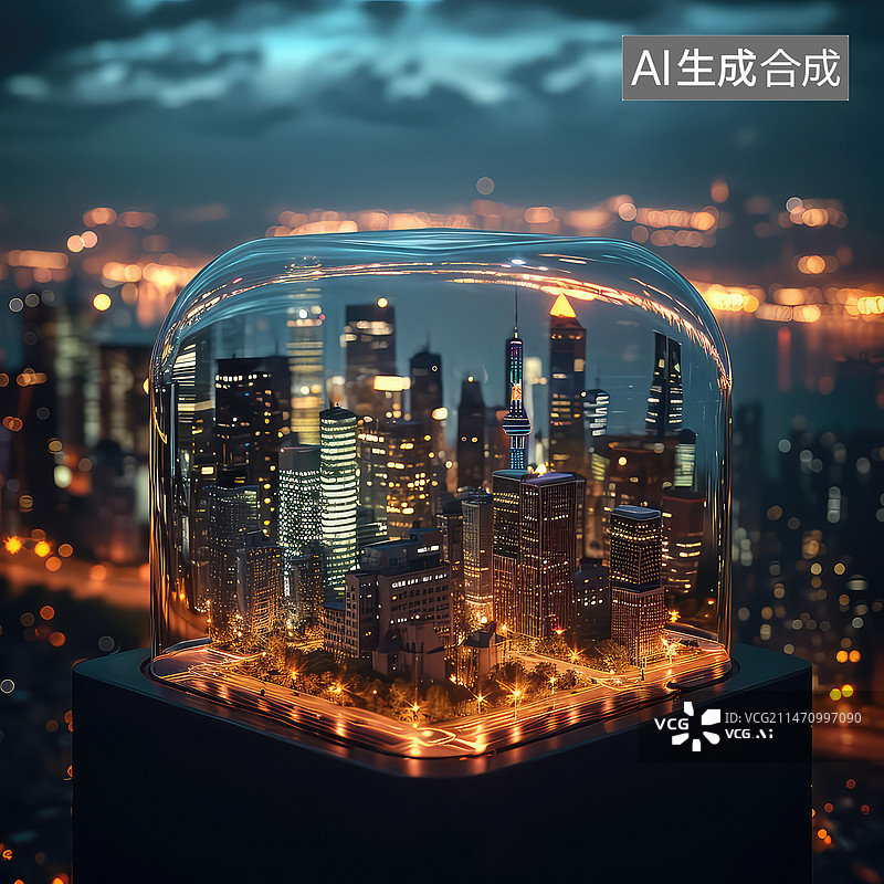 【AI数字艺术】都市 现象图片素材