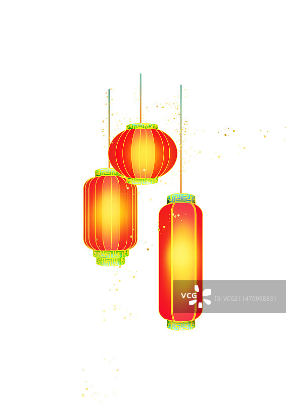 灯笼组合图片素材