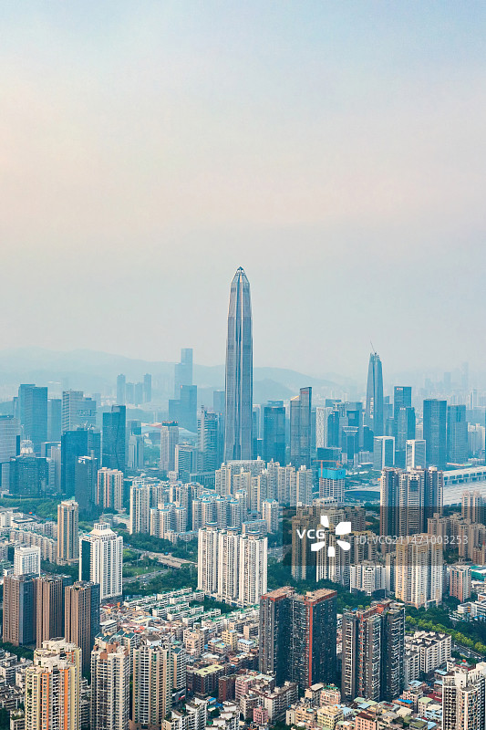 广东省深圳市福田区城市建筑图片素材