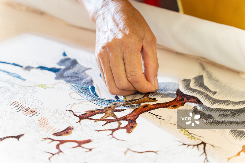 广绣技艺图片素材